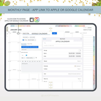 All-in-One 5-Year Digital Planner (2025-2029) | Goodnotes, Notability, iPad Compatible | Productivity & Lifestyle Planner