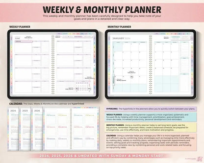 All-in-One Digital Planner Bundle: Your Ultimate Productivity Companion