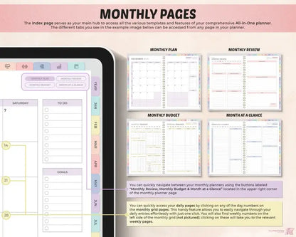 All-in-One Digital Planner Bundle: Your Ultimate Productivity Companion