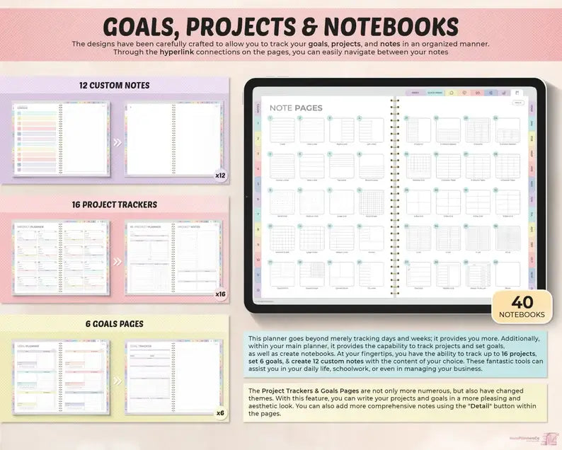 All-in-One Digital Planner Bundle: Your Ultimate Productivity Companion